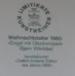 Preview: Weihnachtsteller 1980 Rosenthal Wiinblad Engel mit Glockenspiel (N)