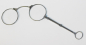 Preview: Altes Lorgnon Lorgnette Stielbrille Niello Silber 900 um 1900 (N)