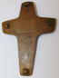 Preview: Kleines Bronze Kreuz Jesus breitet die Arme aus 10,3x7,7cm (N)