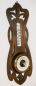 Preview: Jugendstil Barometer Holz 45x15cm Deko Ersatzteile #1447