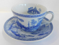 Preview: Tasse + Untertasse The Spode Blue Room Collection Georgian Series Rome