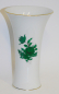 Preview: Vase Augarten Wien grüne Blume Rose Trompetenform 103/2 5098 130 18,5cm (N)