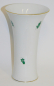 Preview: Vase Augarten Wien grüne Blume Rose Trompetenform 103/2 5098 130 18,5cm (N)