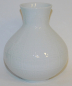 Preview: Vase Edelstein Nr. 1144/1 weiß Reliefmuster 15,5cm (N)