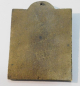 Preview: Kleine Bronze Plakette Relief St. Wendelinus (Wendelin) E. Weinert 5,2x3,8cm