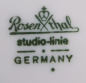 Preview: Schale Zierteller Rosenthal Love Story Design Wiinblad 18x18cm