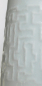 Preview: Vase Rosenthal glasiert Labyrinth Relief weiß Design Cuno Fischer 22,5cm (N)