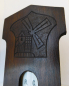 Preview: Jugendstil Barometer Lufft Holz Windmühle 41,5x15,2cm Deko Ersatzteile (N)