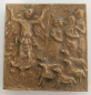 Preview: Bronze Relief Verkündigung an die Hirten Gott wird Mensch 1987 Butzon Bercker Limberg 6,2x6cm (N)