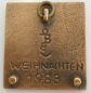 Preview: Bronze Relief Die Heiligen 3 Könige Gott wird Mensch 1988 Butzon & Bercker Limberg 6x5,6cm (N)