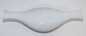 Preview: Schale Rosenthal Design Wirkkala Bonbonform klassisch weiß 21,5x8cm (N)