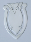 Preview: Dekoratives Lesezeichen Eule Silber 925 5,5x3,5cm (N)