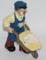 Preview: Gilde Figur Clown mit Schubkarre mit Hund 11,5x4cm