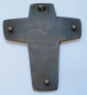 Preview: Kleines Bronze Kreuz Jesus 10,3x8,5cm (N)