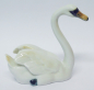 Preview: Naturalistische Porzellanfigur Schwan Hutschenreuther Entw. Achtziger 9,5cm (N)