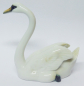 Preview: Naturalistische Porzellanfigur Schwan Hutschenreuther Entw. Achtziger 9,5cm (N)