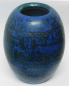 Preview: Keramikvase GB Handarbeit Gerhard Bauer WGP blau-grau 17,5cm (N)