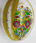 Preview: Glasei Osterei Rosenthal bunte Blumen Ornamente 6cm (N)