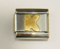 Preview: Original Nomination Modul Classic 9mm mit Gold Emblem Buchstabe K (N)