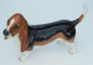 Preview: Naturgetreue Figur Hund Basset Hound Beswick England L18,5 H13cm (N)