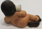 Preview: Nina & Marco Goebel Limpke: liegender Junge mit Katze L13,5cm (N)