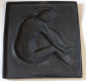 Preview: Buderus Eisenguß Relief Kunstguss Die Badende Heinrich Moshage MH 23x21,5cm (N)