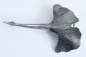 Preview: Dekorative Brosche Ginkgo Ginkgoblatt Silber 800 Weimar Goethe 4,9x3,3cm