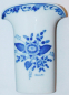 Preview: Vase 6436 Hutschenreuther Design Ole Winther Blumendekor in kobalt 23,5cm (N)