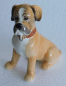 Preview: Porzellanfigur sitzender Hund Bordeauxdogge Goebel Nr. 30 082 16 15cm (N)