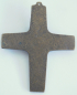 Preview: Kleines Bronze Kreuz Jesus 10,5x8,5cm (N)