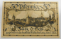 Preview: Altes Notgeld 50 Pfennig Stadt Zülz Ober Schlesien 1921 (N)