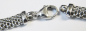 Preview: Edle Kette Collier Christ Silber 925 Art Backsteinmuster Zirkonia 45cm (N)