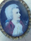 Preview: Miniaturbild Lupenmalerei Mozart 9,3x10,3cm signiert