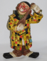 Preview: Große Achatit Figur Clown im bunten Mantel Peter Ludwig 33,5cm (N)