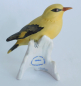 Preview: Porzellanfigur Pirol 1990 Goebel Vogel Bisquit matt 7,5cm