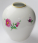 Preview: Vase Eiform 0 Goldrand Blumen KPM Berlin Entw. Siegmund Schütz I. Wahl 9cm (N) #a