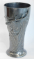 Preview: Original alter Jugendstil Becher Vase WMF Hirsch plastisch versilbert 17,5cm