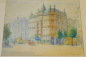 Preview: Original altes Aquarell Hotel Imperial Frankfurt sign. K. Luckhardt (N)