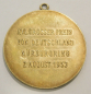 Preview: Seltene Medaille AvD Automobilclub Deutschland Nürburgring 1953 Bronze Ø5,5cm