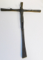 Preview: Bronze Kreuz Wandkreuz Relief Jesus plastisch Weinert ? 22,5x16,5cm  (N)