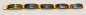 Preview: Vintage Armband Schibensky Emaille rot-blau-grün 17,5cm