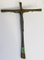 Preview: Bronze Kreuz Wandkreuz Relief Jesus plastisch Weinert ? 22,5x16,5cm  (N)