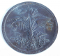 Preview: Jugendstil Bronze Medaille Frau mit Weintraube Palmengarten Frankfurt sign. 13cm