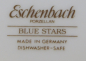 Preview: Durchbruchschale Eschenbach Blue Stars Engel Sterne Weihnachten Schale 24x15,2 (N)