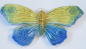 Preview: Porzellanfigur bunter Schmetterling von ENS 9,7x5,5cm #43 (N)