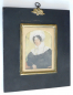 Preview: Fein gemaltes kleines Portrait Mrs Rowley Marshall 1830 Biedermeier Zeitobjekt