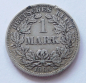 Preview: 1 Mark Deutsches Reich 1904 F Silber 900 5,52g Ø2,4cm