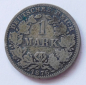 Preview: 1 Mark Deutsches Reich 1876 A Silber 900 5,31g Ø2,4cm