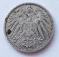 Preview: 1 Mark Deutsches Reich 1910 G Silber 900 5,48g Ø2,4cm