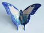 Preview: Porzellanfigur bunter Schmetterling Aelteste Volkstedter 11x9cm